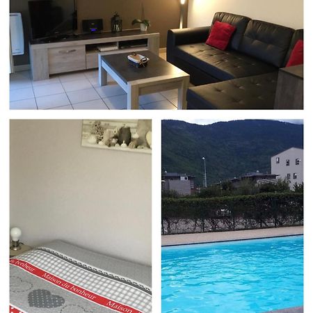 L Edelweiss Et Sa Piscine Apartman Albertville Kültér fotó